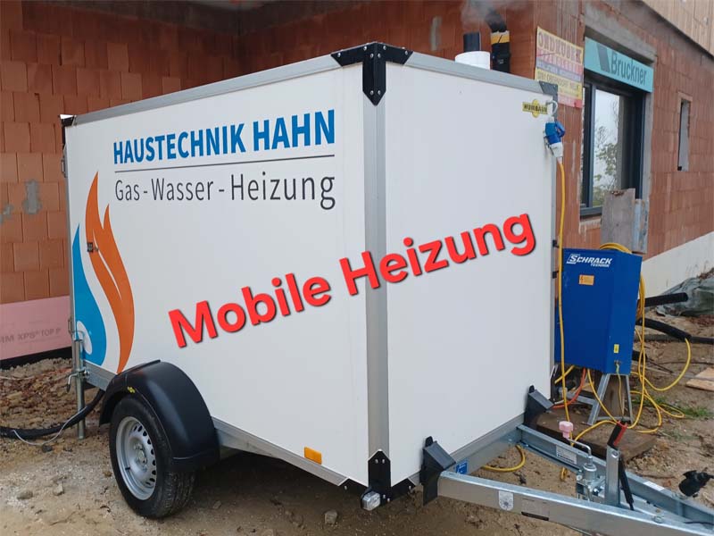 Mobile Heizung Haustechnik Hahn